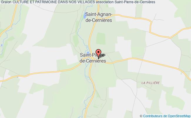 plan association Culture Et Patrimoine Dans Nos Villages Saint-Pierre-de-Cernières