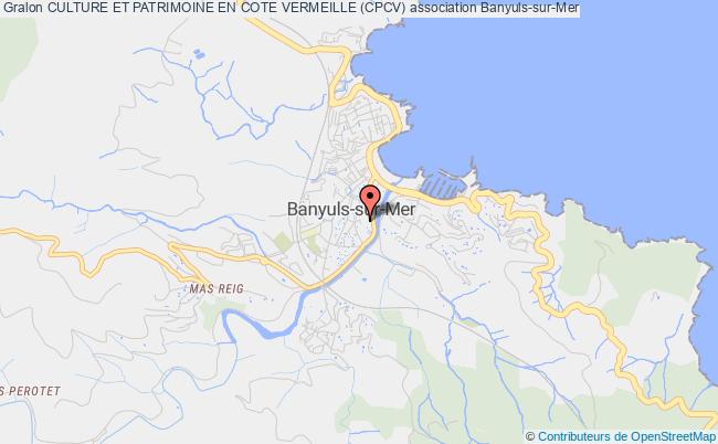 plan association Culture Et Patrimoine En Cote Vermeille (cpcv) Banyuls-sur-Mer