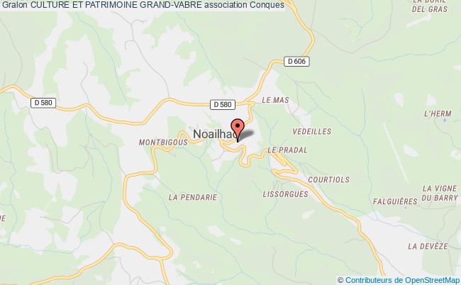 plan association Culture Et Patrimoine Grand-vabre Conques-en-Rouergue