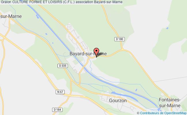 plan association Culture Forme Et Loisirs (c.f.l.) Bayard-sur-Marne