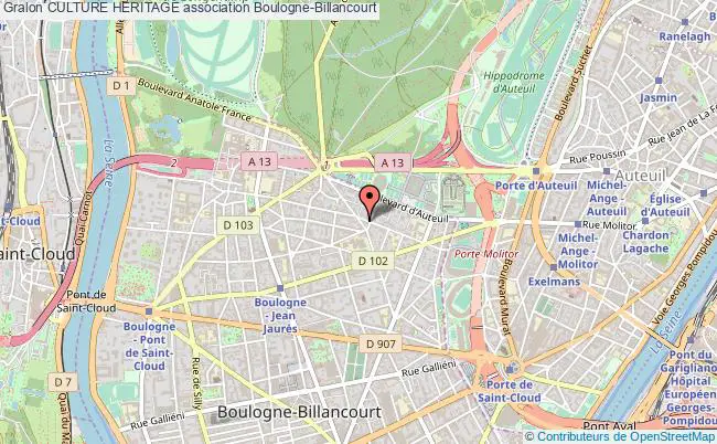 plan association Culture Heritage Boulogne-Billancourt
