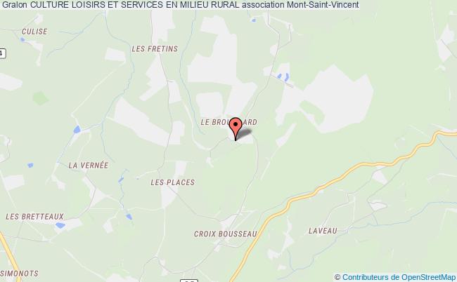 plan association Culture Loisirs Et Services En Milieu Rural Mont-Saint-Vincent
