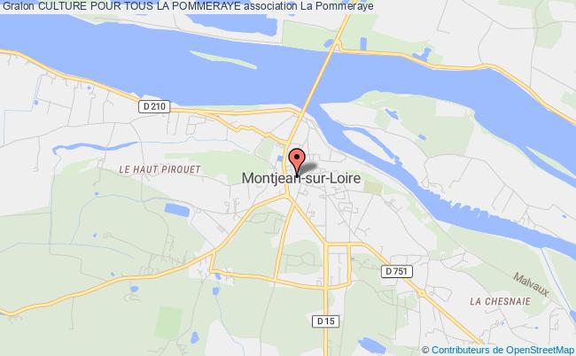 plan association Culture Pour Tous La Pommeraye Mauges-sur-Loire