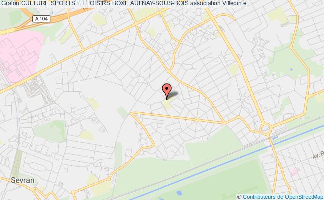 plan association Culture Sports Et Loisirs Boxe Aulnay-sous-bois Villepinte
