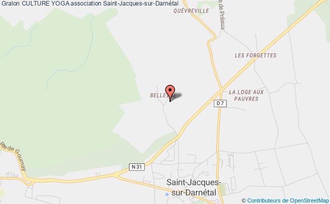plan association Culture Yoga Saint-Jacques-sur-Darnétal