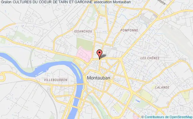 plan association Cultures Du Coeur De Tarn Et Garonne Montauban