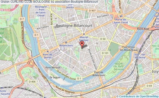 plan association Curling Club Boulogne 92 Boulogne-Billancourt