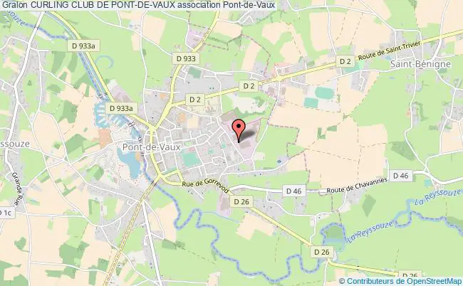 plan association Curling Club De Pont-de-vaux Pont-de-Vaux
