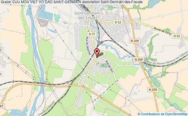 plan association Cuu Mon Viet Vo Dao Saint-germain Saint-Germain-des-Fossés