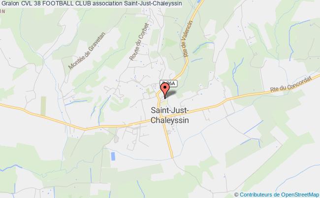 plan association Cvl 38 Football Club Saint-Just-Chaleyssin