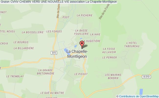 plan association Cvnv Chemin Vers Une Nouvelle Vie Chapelle-Montligeon
