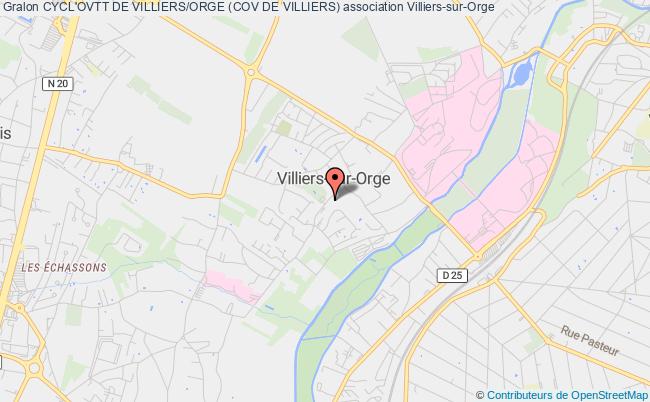 plan association Cycl'ovtt De Villiers/orge (cov De Villiers) Villiers-sur-Orge