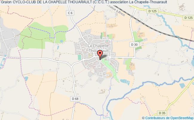 plan association Cyclo-club De La Chapelle Thouarault (c.c.c.t.) La Chapelle-Thouarault