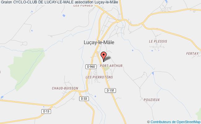 plan association Cyclo-club De Lucay-le-male Luçay-le-Mâle