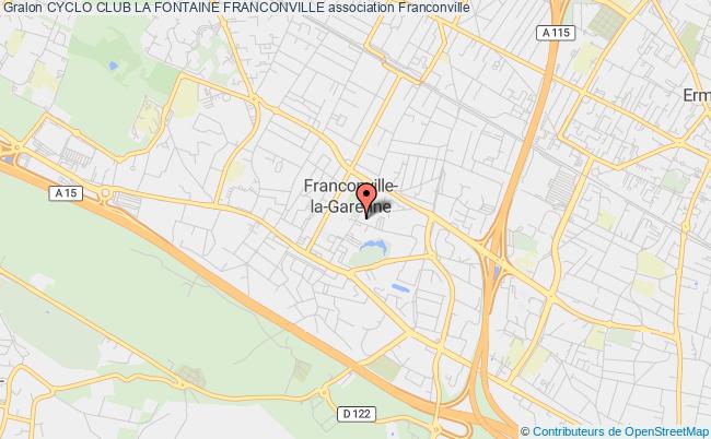 plan association Cyclo Club La Fontaine Franconville Franconville
