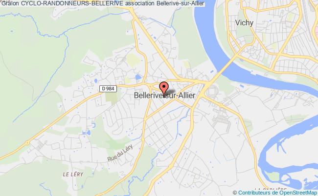 plan association Cyclo-randonneurs-bellerive Bellerive-sur-Allier