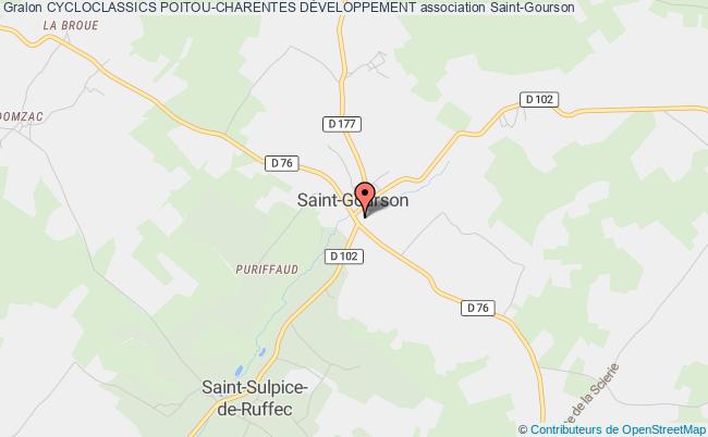 plan association Cycloclassics Poitou-charentes DÉveloppement Saint-Gourson