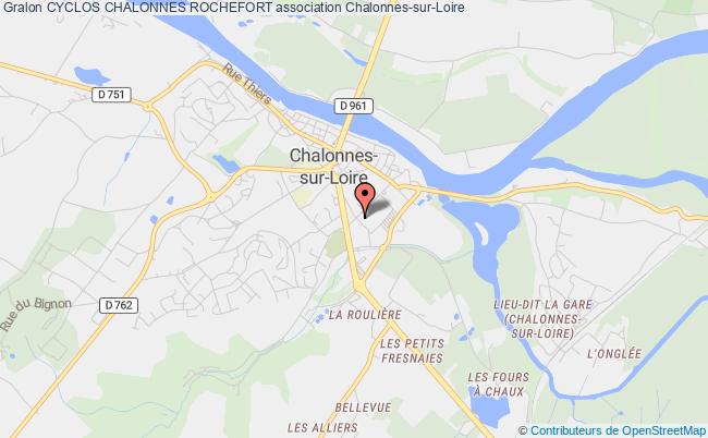 plan association Cyclos Chalonnes Rochefort Chalonnes-sur-Loire