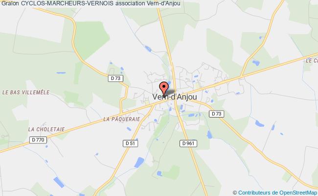 plan association Cyclos-marcheurs-vernois Erdre-en-Anjou