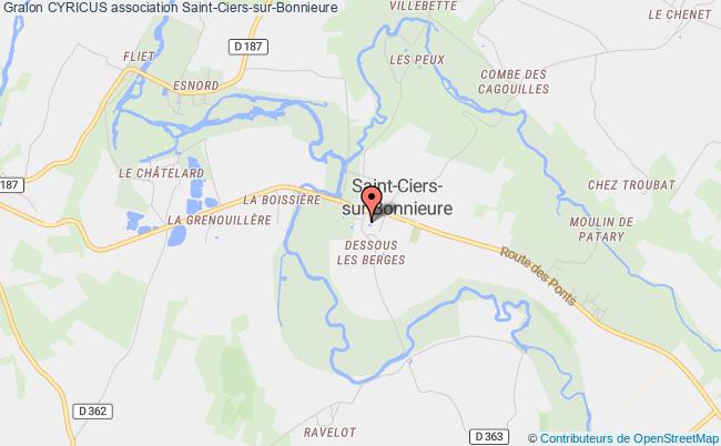 plan association Cyricus Saint-Ciers-sur-Bonnieure