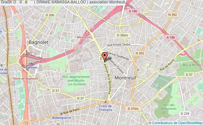 plan association D . S . B      ( Drame-samassa-ballou ) Montreuil