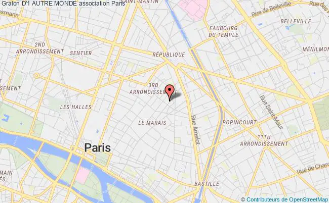 plan association D'1 Autre Monde Paris