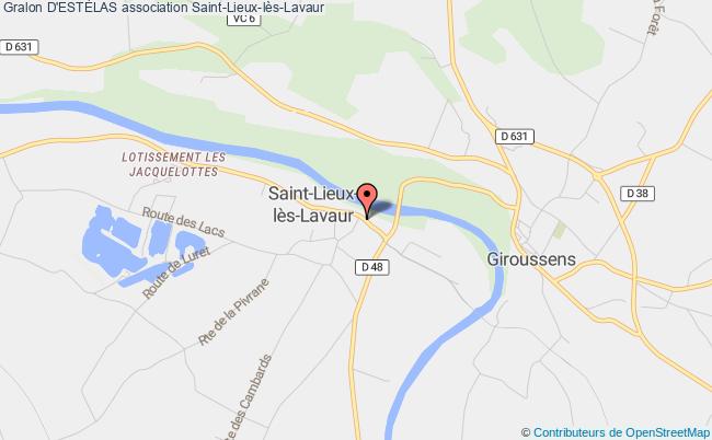 plan association D'estÈlas Saint-Lieux-lès-Lavaur