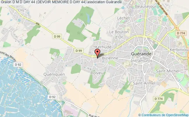plan association D M D Day 44 (devoir Memoire D Day 44) Guérande