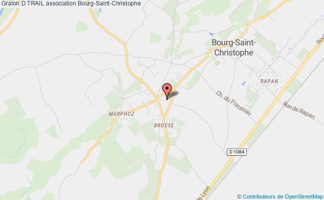 plan association D+trail Bourg-Saint-Christophe