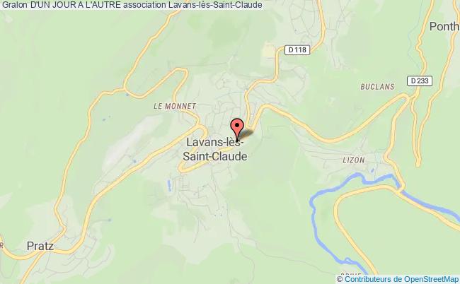 plan association D'un Jour A L'autre Lavans-lès-Saint-Claude