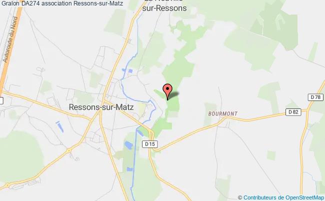 plan association Da274 Ressons-sur-Matz