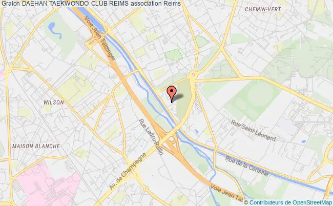 plan association Daehan Taekwondo Club Reims Reims