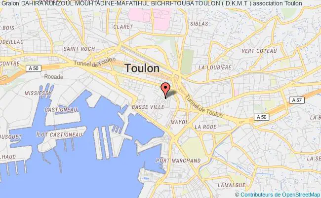 plan association Dahira Kunzoul Mouhtadine-mafatihul Bichri-touba Toulon ( D.k.m.t ) Toulon