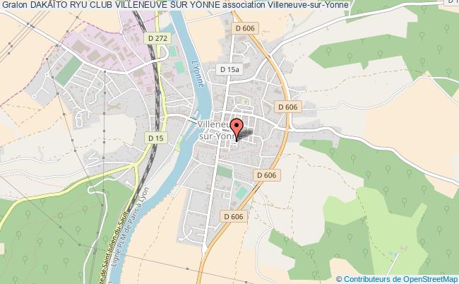 plan association DakaÏto Ryu Club Villeneuve Sur Yonne Villeneuve-sur-Yonne
