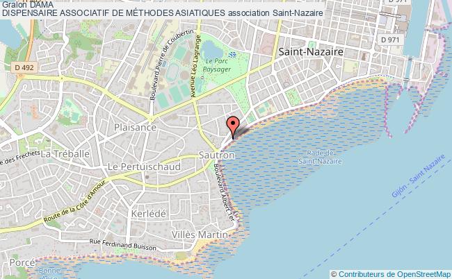 plan association Dama 
Dispensaire Associatif De MÉthodes Asiatiques Saint-Nazaire