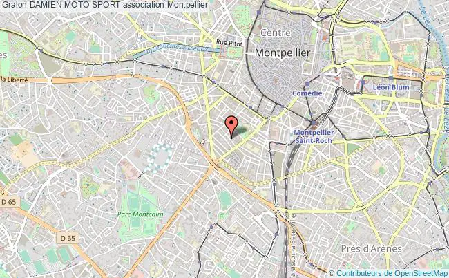 plan association Damien Moto Sport Montpellier