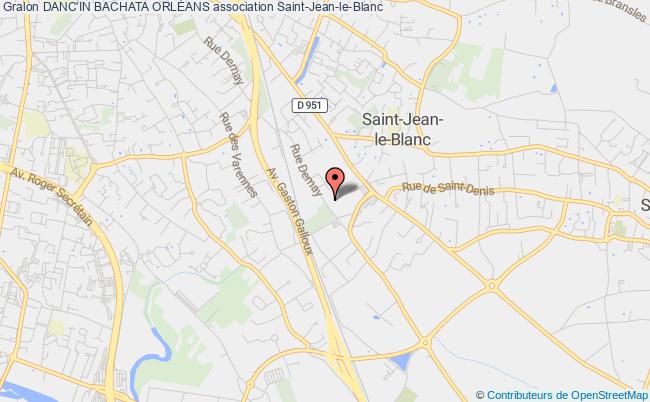 plan association Danc'in Bachata OrlÉans Saint-Jean-le-Blanc