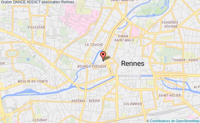 plan association Dance Addict Rennes