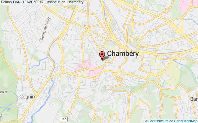 plan association Dance'aventure Chambéry