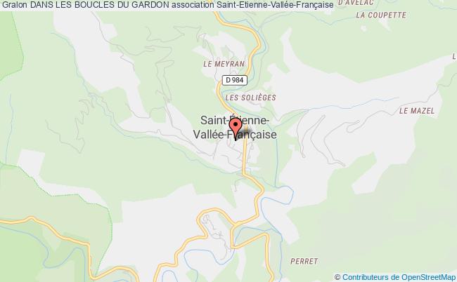 plan association Dans Les Boucles Du Gardon Saint-Étienne-Vallée-Française