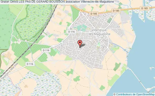 plan association Dans Les Pas De Gerard Bouisson Villeneuve-lès-Maguelone