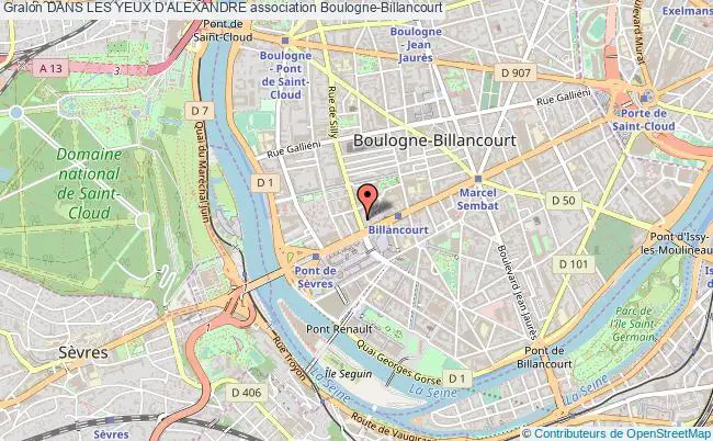 plan association Dans Les Yeux D'alexandre Boulogne-Billancourt