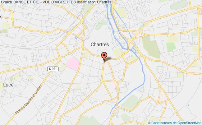 plan association Danse Et Cie - Vol D'aigrettes Chartres