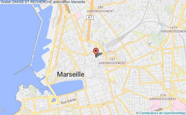 plan association Danse Et Recherche Marseille