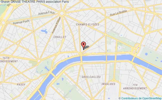 plan association Danse Theatre Paris Paris