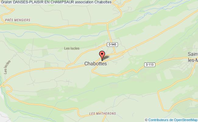 plan association Danses-plaisir En Champsaur Chabottes