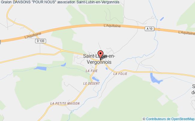 plan association Dansons "pour Nous" Saint-Lubin-en-Vergonnois
