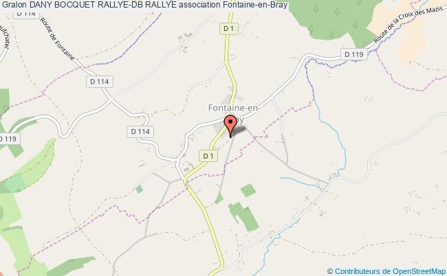 plan association Dany Bocquet Rallye-db Rallye Fontaine-en-Bray