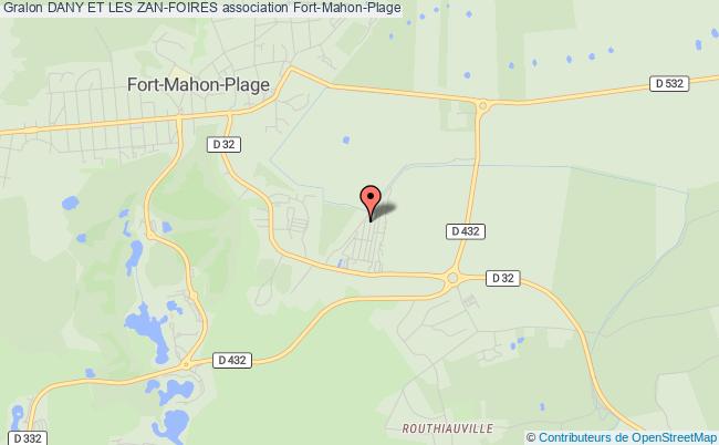 plan association Dany Et Les Zan-foires Fort-Mahon-Plage