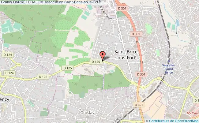 plan association Darkei Chalom Saint-Brice-sous-Forêt